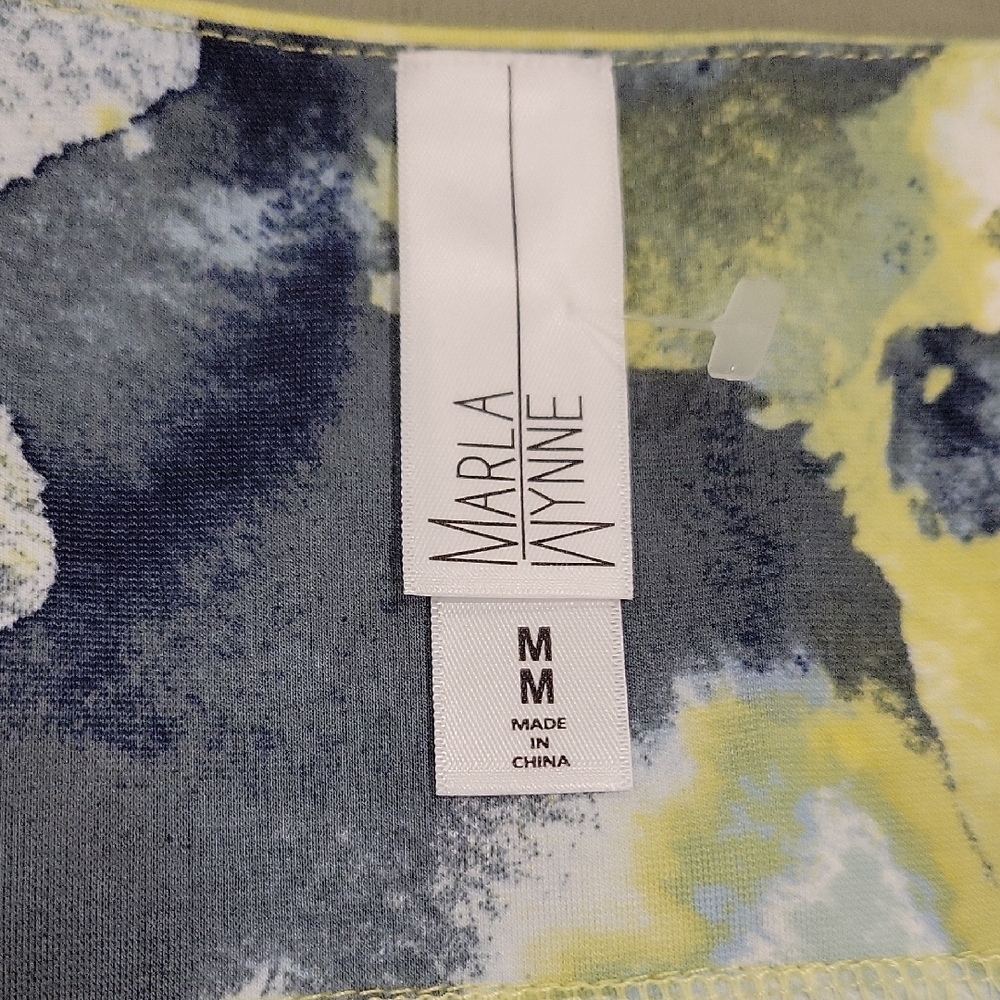 MarlaWynne Dress in Blue, Yellow, and White - Picture 3 of 6